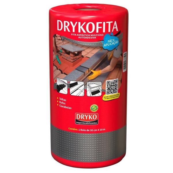 Imagem de Drykofita Fita Aluminizada Impermeabilizante Dryko 30cmx10m