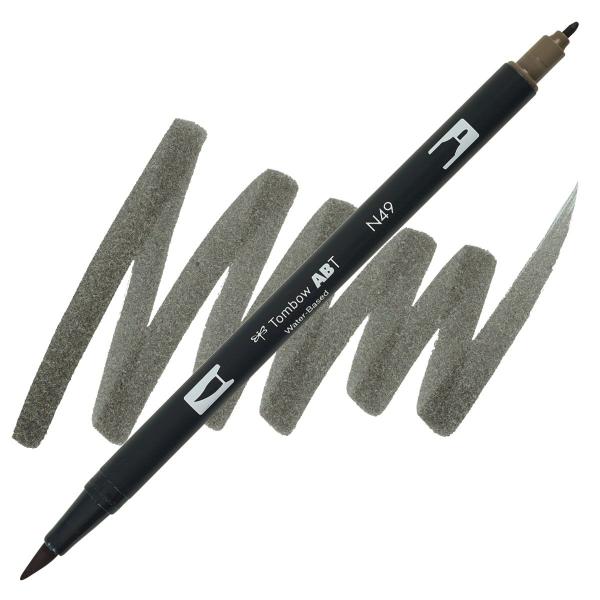 Imagem de Dual Brush Pen Tombow Warm Gray N49