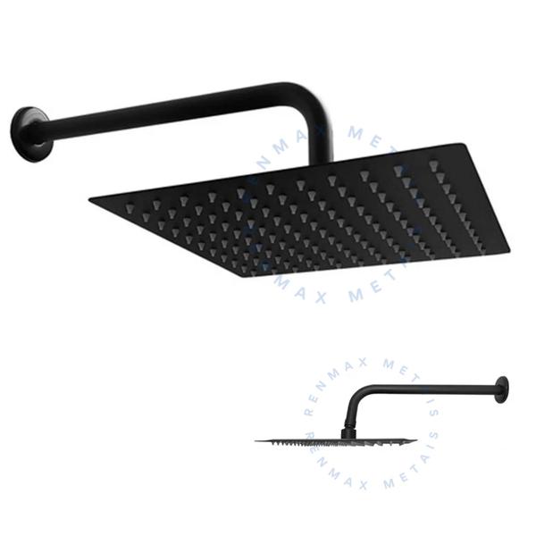 Ducha 20cm Em Inox Para Area Externa Piscina - Renmax Metais Imagem de Ducha 20cm Em Inox Para Area Externa Piscina