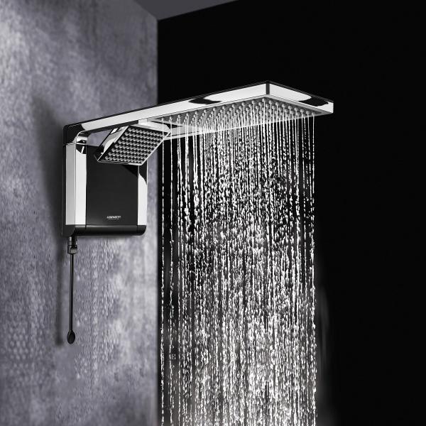 Imagem de Ducha Acqua Duo 127v 5500w Preto e Cromado Lorenzetti Mod. 7510106