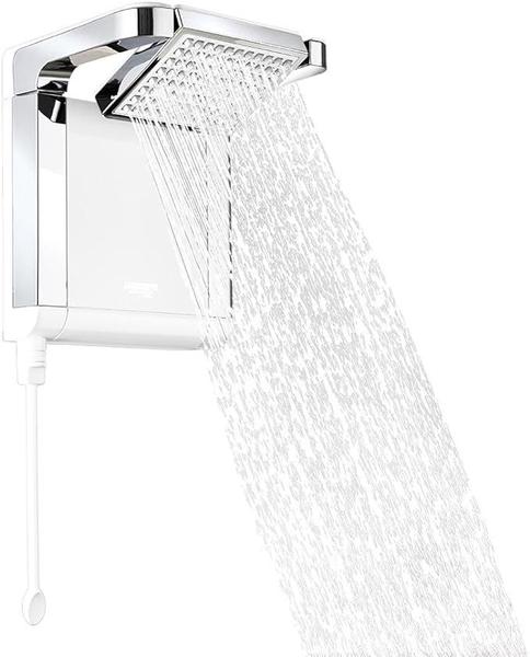 Ducha Acqua Star Ultra, Branco Cromado - Lorenzetti Imagem de Ducha Acqua Star Ultra, Branco Cromado