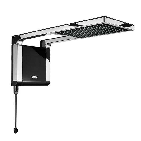 Imagem de Ducha Acqua Storm Ultra Lorenzetti Preto e Cromado 220V