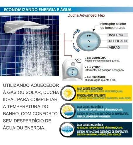 Imagem de Ducha Advanced Flex 6000W Lorenzetti 220V - 7510508