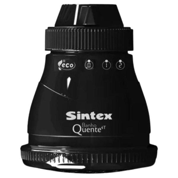 Ducha Banho Quente 4T 220V 7000W Black Piano Sintex Imagem de Ducha Banho Quente 4T 220V 7000W Black Piano Sintex