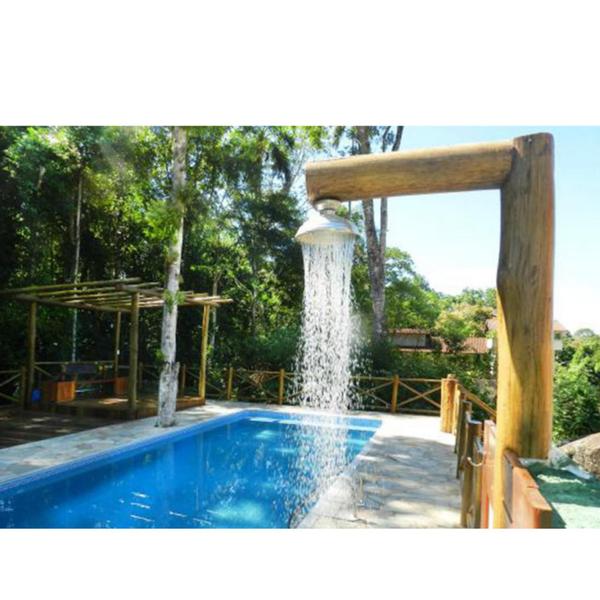 Ducha Cascata em Aluminio Polido Alto Brilho de 12 Polegadas Cd Atacarejo - Foglietto Imagem de Ducha Cascata em Aluminio Polido Alto Brilho de 12 Polegadas Cd Atacarejo