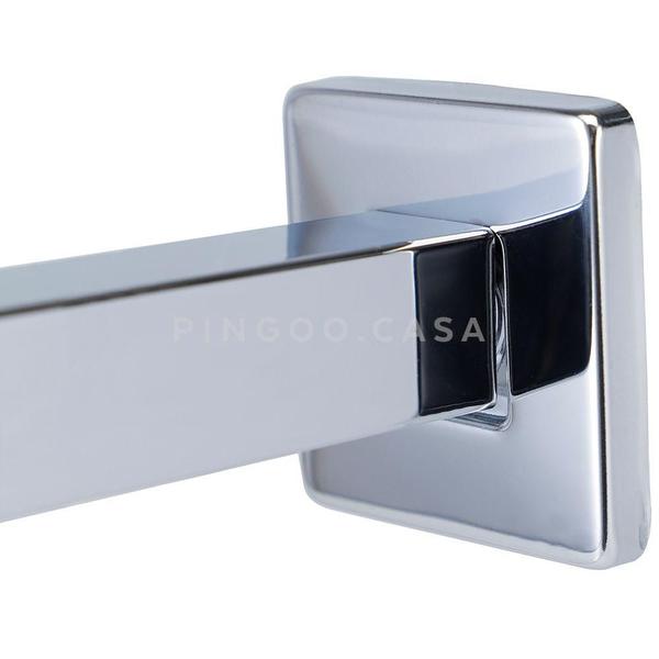 Imagem de Ducha Chuveiro 30Cm Com Braço 40Cm Aço Inox 304 Juremá Pingoo.casa - Prata