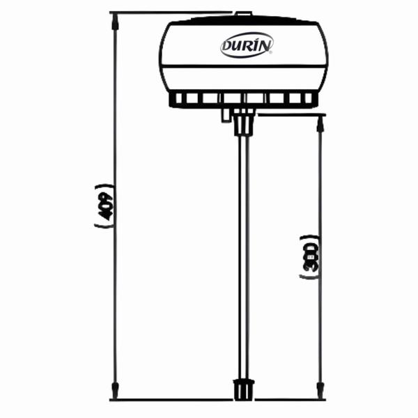 Imagem de Ducha/Chuveiro Eletrônica Premium 7500W/220V Durín