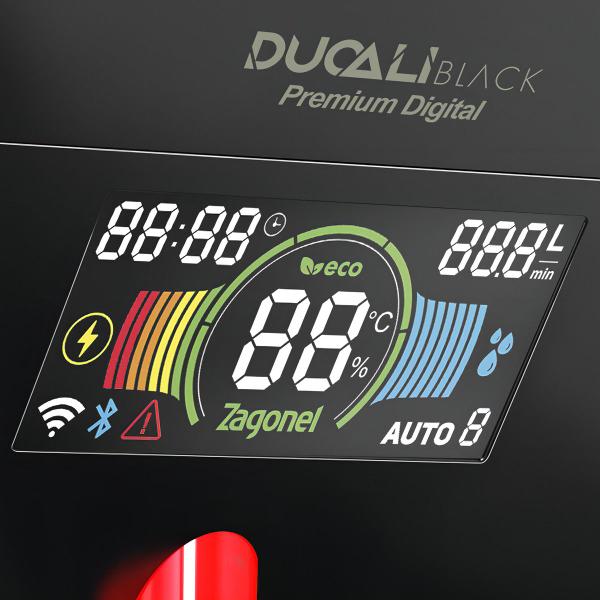 Imagem de Ducha Chuveiro Eletrônico Zagonel Ducali Premium Preto 220v