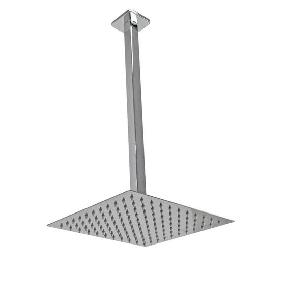 Ducha Chuveiro Inox 25 Cm 304 Quadrado com Braço de Teto 40 Cm - AMG Metais Imagem de Ducha Chuveiro Inox 25 Cm 304 Quadrado com Braço de Teto 40 Cm