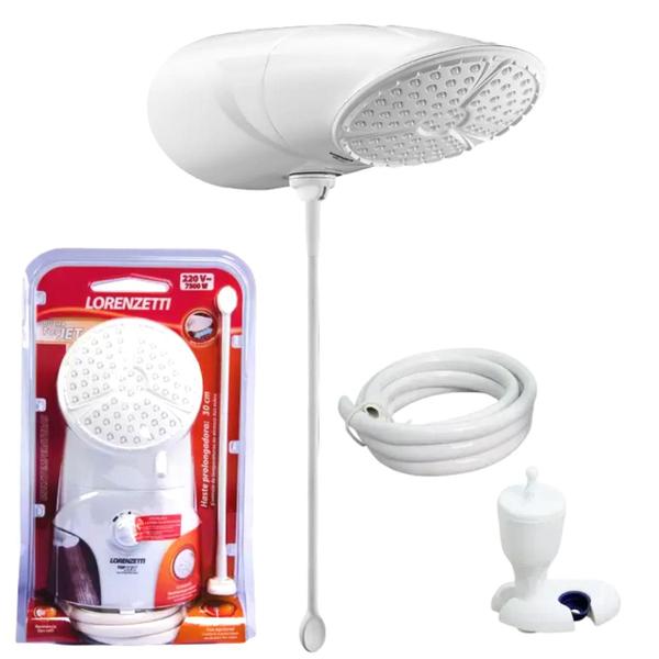 Imagem de Ducha Chuveiro Multitemperaturas Top Jet Branco 7500W 220V Lorenzetti