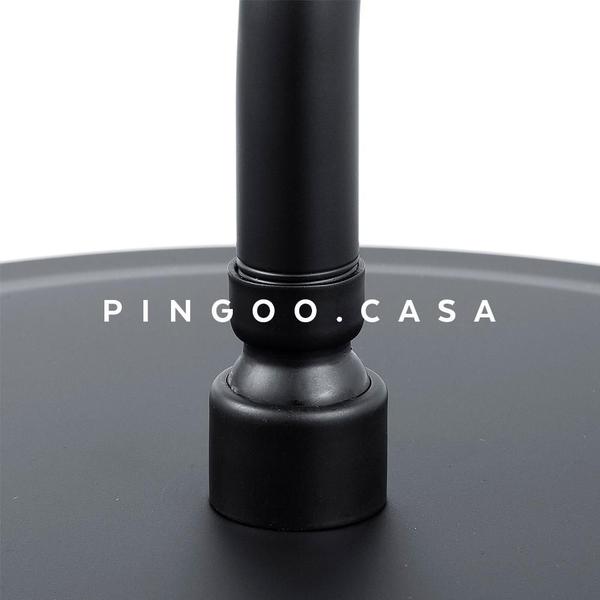 Ducha Chuveiro Redonda Inox 30 cm Curuá Fosco Pingoo - Preto - Pingoo.casa Imagem de Ducha Chuveiro Redonda Inox 30 cm Curuá Fosco Pingoo - Preto