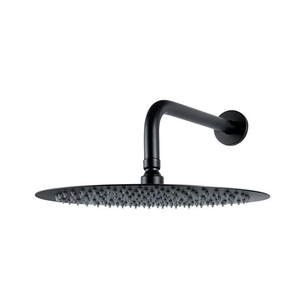 Ducha Chuveiro Redonda Inox 30 cm Curuá Fosco Pingoo - Preto - Pingoo.casa Imagem de Ducha Chuveiro Redonda Inox 30 cm Curuá Fosco Pingoo - Preto