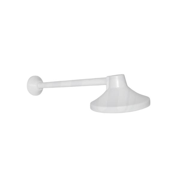 Ducha Chuveiro Redondo Plastico Branco De 6 Polegadas Parede Area de Lazer Piscina Banheiro Social - Lumar Plasticos Imagem de Ducha Chuveiro Redondo Plastico Branco De 6 Polegadas Parede Area de Lazer Piscina Banheiro Social