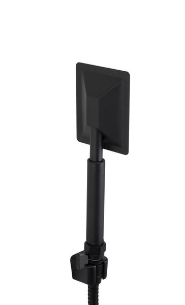 Ducha de Mão Inox Preto Fosco com Mangueira 180 cm e Desviador - AMG Metais Imagem de Ducha de Mão Inox Preto Fosco com Mangueira 180 cm e Desviador