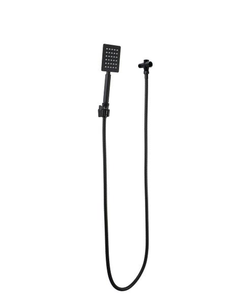 Ducha de Mão Inox Preto Fosco com Mangueira 180 cm e Desviador - AMG Metais Imagem de Ducha de Mão Inox Preto Fosco com Mangueira 180 cm e Desviador