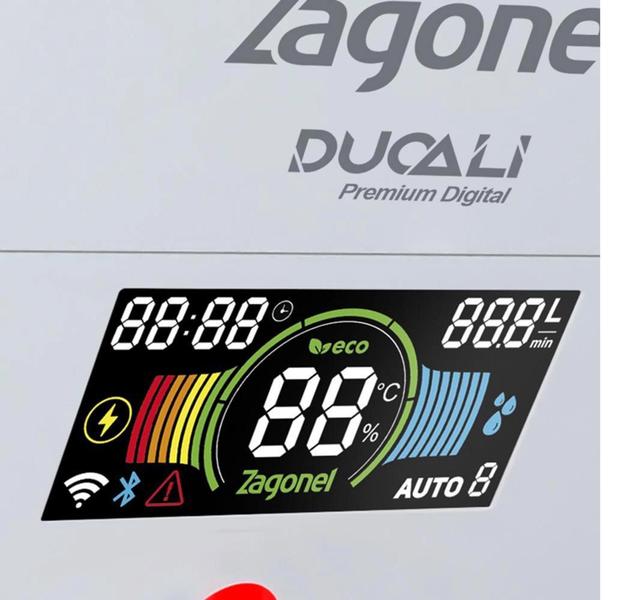 Imagem de Ducha Ducali Premium Eletrônica 5500W 127V BRANCO- Zagonel- 12682