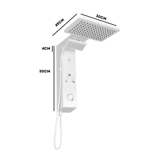 Imagem de Ducha Eletrônica Falls 127v 5500w Branco Hydra