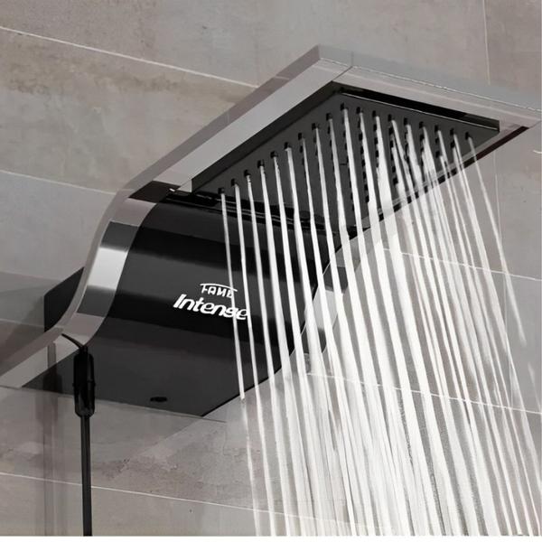 Ducha Eletrônica Intense Black Preto 220v 7800w - Fame Imagem de Ducha Eletrônica Intense Black Preto 220v 7800w - Fame