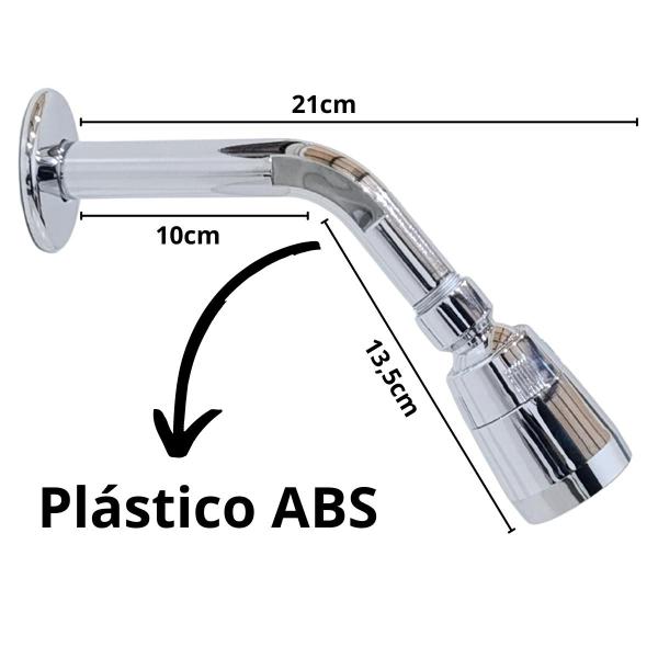 Ducha Fria Piscina + Acabamento Volante ABS Padrão Base Deca - Montelar Acabamentos Imagem de Ducha Fria Piscina + Acabamento Volante ABS Padrão Base Deca