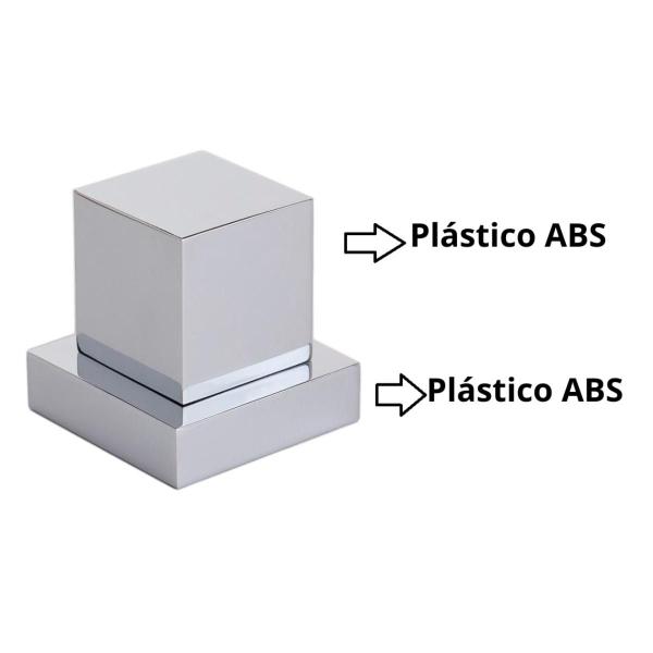 Ducha Fria Piscina + Acabamento Volante ABS Padrão Base Deca - Montelar Acabamentos Imagem de Ducha Fria Piscina + Acabamento Volante ABS Padrão Base Deca
