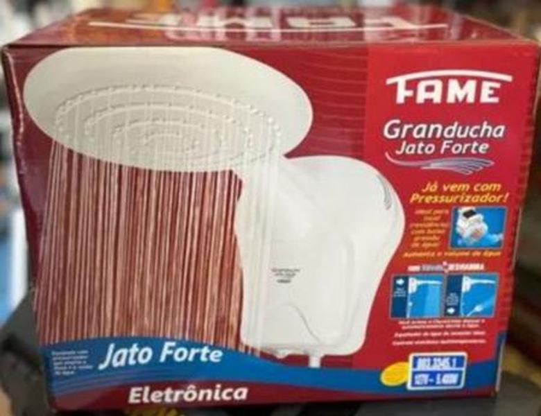 Imagem de Ducha Granducha Jato Forte c/Pressurizador Redonda BR Fame 220v 7000w