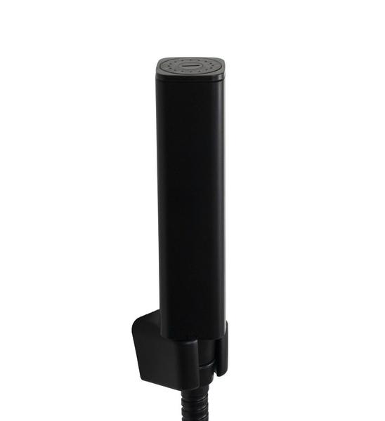 Ducha Higiênica 2 Jatos Preto Fosco ABS com Registro com Derivação - AMG Metais Imagem de Ducha Higiênica 2 Jatos Preto Fosco ABS com Registro com Derivação
