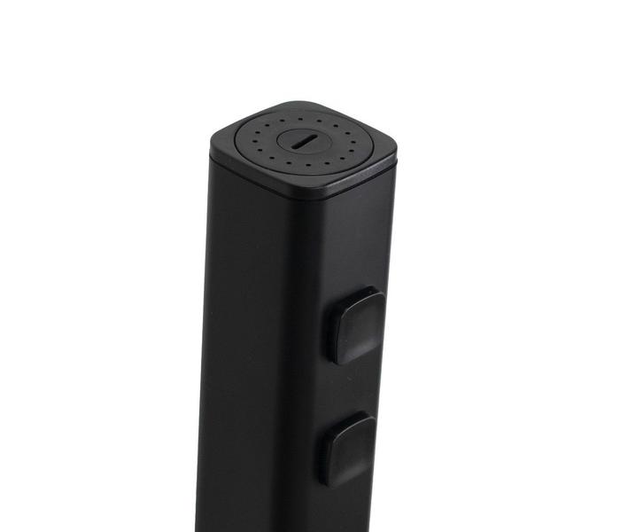 Ducha Higiênica 2 Jatos Preto Fosco ABS com Registro com Derivação - AMG Metais Imagem de Ducha Higiênica 2 Jatos Preto Fosco ABS com Registro com Derivação