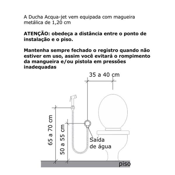 Imagem de Ducha Higiênica Acqua Jet Zeta 2195 Fabrimar