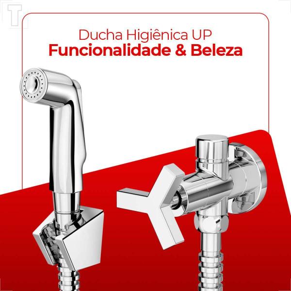 Imagem de Ducha higienica celite up com derivaçao cromada b5008clcrb