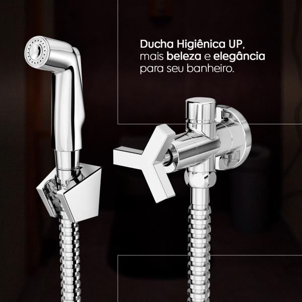 Imagem de Ducha higienica celite up com derivaçao cromada b5008clcrb