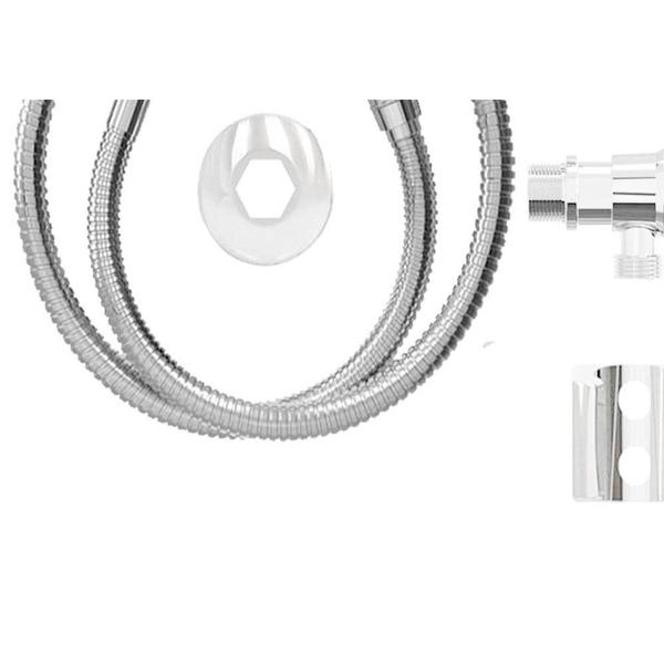 Ducha Higienica Censi Com Registro Abs 1/4 Volta Branco - 7552 Imagem de Ducha Higienica Censi Com Registro Abs 1/4 Volta Branco - 7552