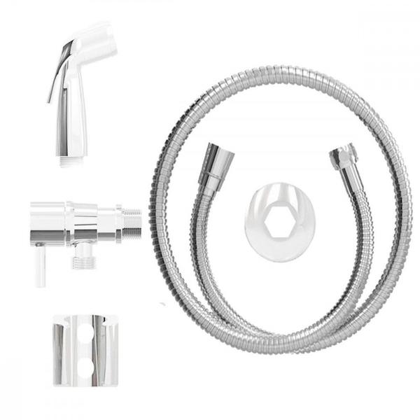 Ducha Higienica Censi Com Registro Abs 1/4 Volta Branco - 7552 Imagem de Ducha Higienica Censi Com Registro Abs 1/4 Volta Branco - 7552