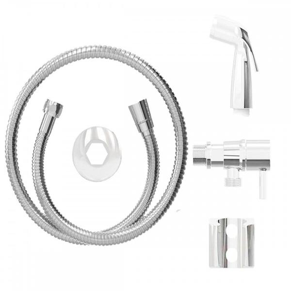 Ducha Higienica Censi Com Registro Abs 1/4 Volta Branco - 7552 Imagem de Ducha Higienica Censi Com Registro Abs 1/4 Volta Branco - 7552