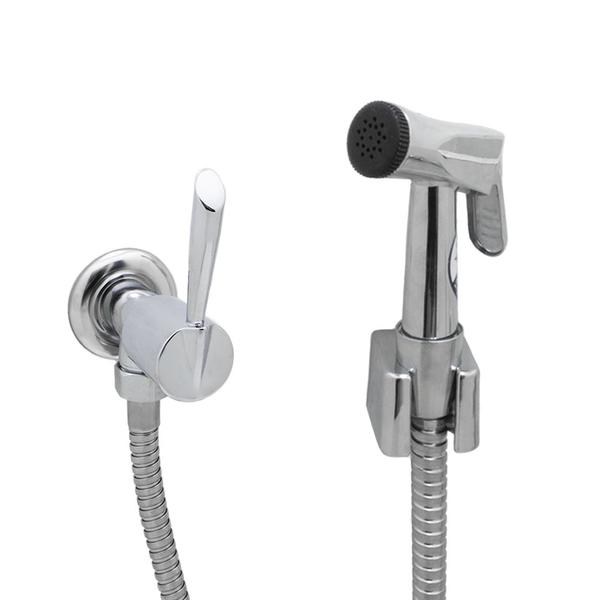 Ducha Higiênica Chuveirinho Bide Gatilho Metal 1/4 De Volta Luxo - Shop hidraulica Imagem de Ducha Higiênica Chuveirinho Bide Gatilho Metal 1/4 De Volta Luxo