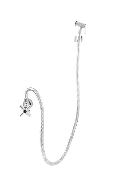 Ducha Higiênica com Derivação Adaptador e Duas Saídas Metal - Cmm Metais Imagem de Ducha Higiênica com Derivação Adaptador e Duas Saídas Metal