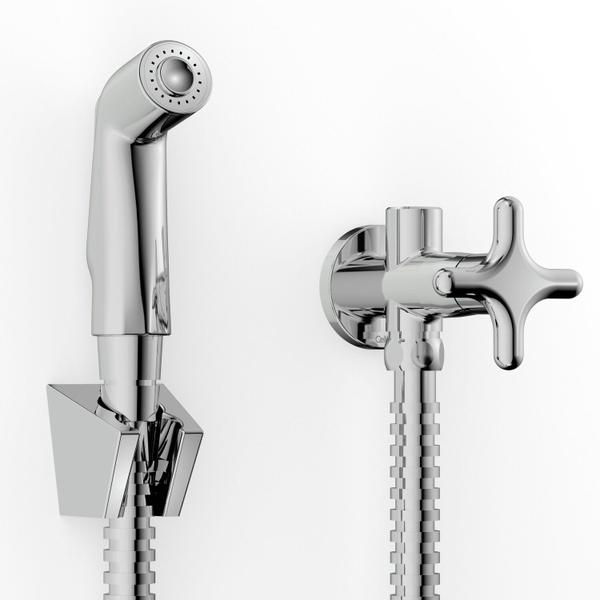 Ducha Higiênica com Derivação Cross Cromado - Celite Imagem de Ducha Higiênica com Derivação Cross Cromado