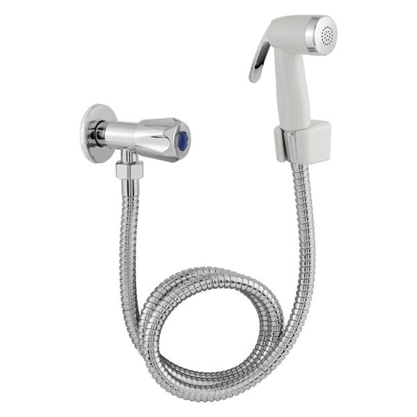 Ducha Higiênica completa com chuveirinho BRANCO 1/4 volta Cor:Branco - Lada Brasil Imagem de Ducha Higiênica completa com chuveirinho BRANCO 1/4 volta Cor:Branco