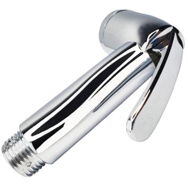 Ducha Higiênica Cromada Engate Flexível Aço Inox 1,50 Metros + Gatilho Top Com Trava + Suporte - fluida Imagem de Ducha Higiênica Cromada Engate Flexível Aço Inox 1,50 Metros + Gatilho Top Com Trava + Suporte