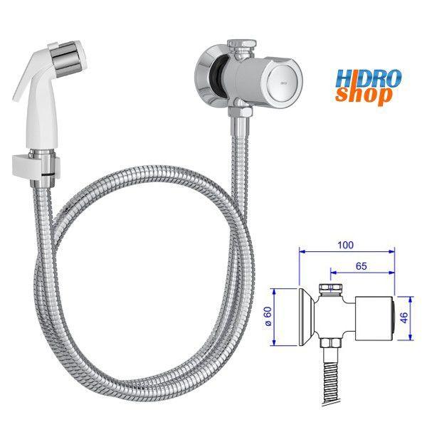 Ducha Higiênica Deca Com Registro e Derivação Targa - 1984C40ACTCR Imagem de Ducha Higiênica Deca Com Registro e Derivação Targa - 1984C40ACTCR