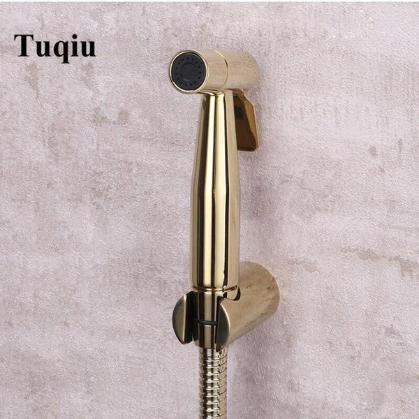 Imagem de Ducha Higiênica Dourado Luxo Completa Banheiro Lavabo