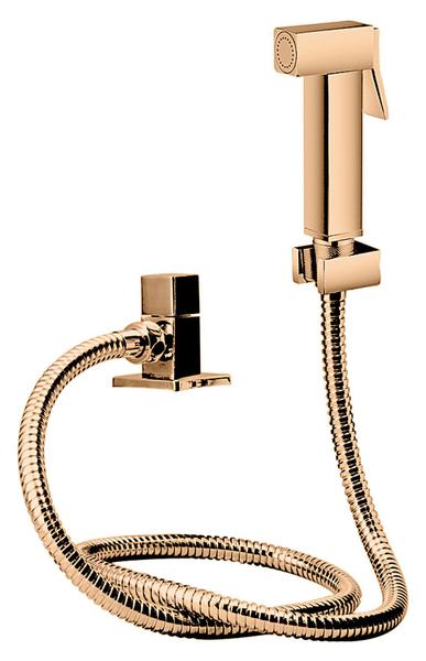 Ducha higiênica Lexxa Rose Gold, com registro integrado LX1904RG - 100% metal - Lexxa Metais Imagem de Ducha higiênica Lexxa Rose Gold, com registro integrado LX1904RG - 100% metal