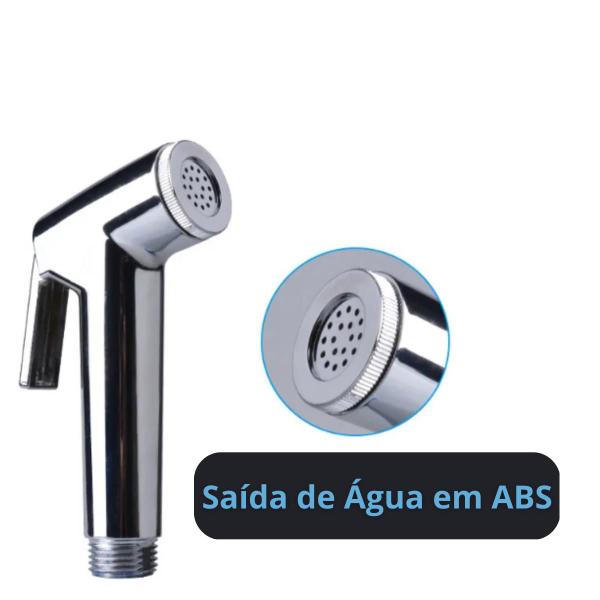 Imagem de Ducha Higiênica Luxo Abs Cromada Sem Registro