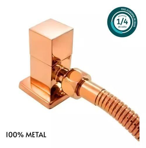 Imagem de Ducha Higiênica Quadrada Inox Rose Gold