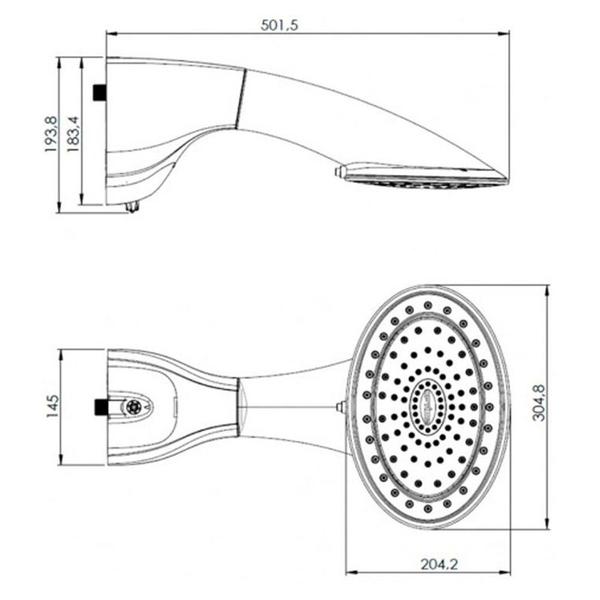 Imagem de Ducha Hydra Optima 8T 127V/5500W Multitemperaturas