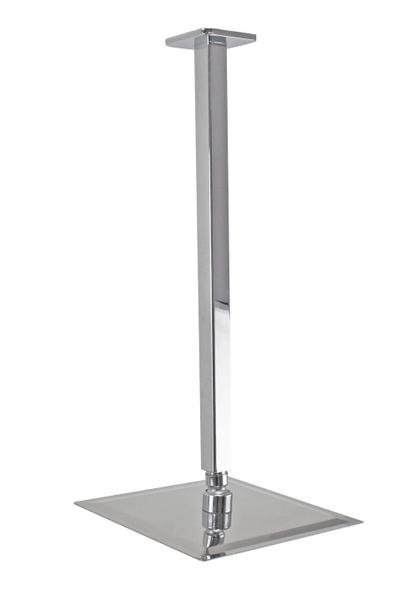 Ducha Inox Slim Quadrado 20x20 Com Braço Suporte Teto 40 Cm - AMG Metais Imagem de Ducha Inox Slim Quadrado 20x20 Com Braço Suporte Teto 40 Cm