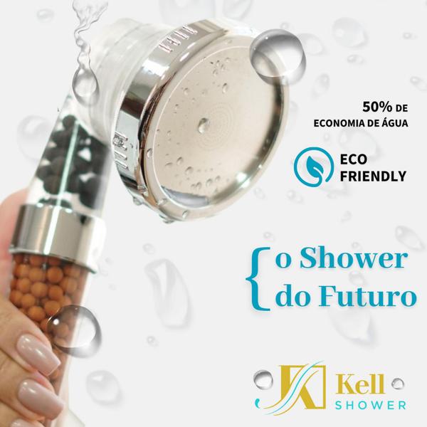 Imagem de Ducha Lavatório Kell Shower 03 Fluxos Original C/Refil Extra