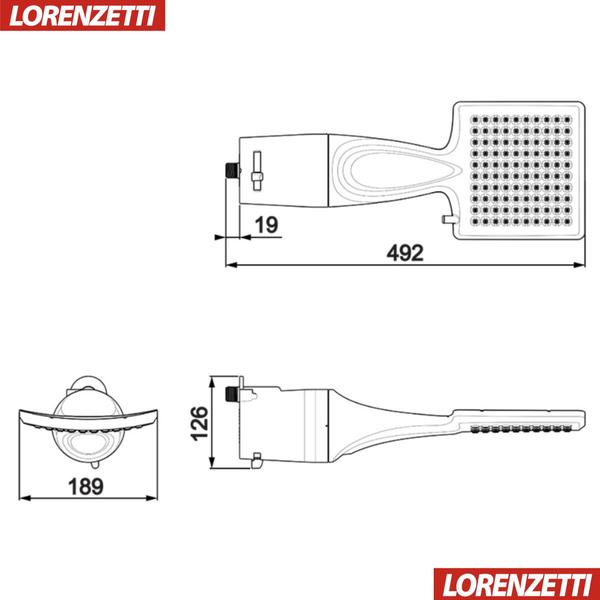 Imagem de Ducha Loren Shower Multi 220V 7500W Lorenzetti