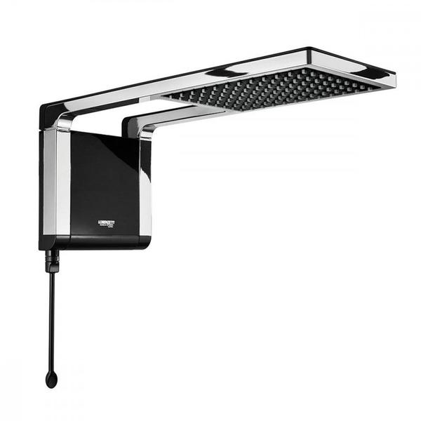 Imagem de Ducha Lorenzetti Acqua Storm Preta Cromada 220V