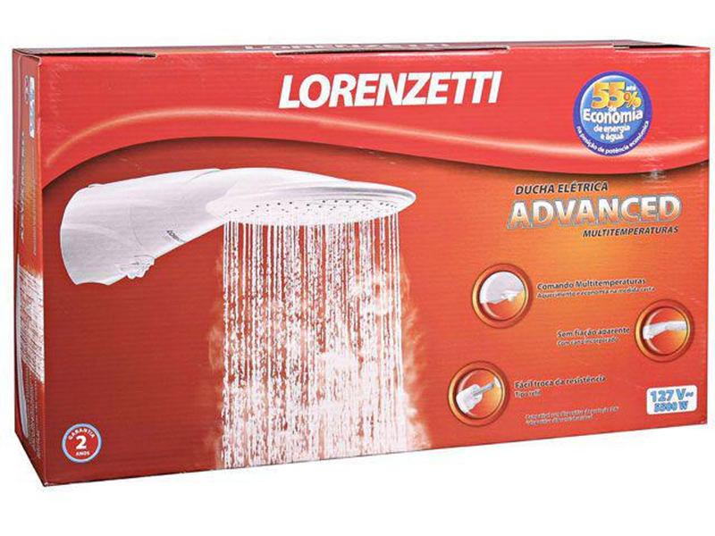 Imagem de Ducha Lorenzetti Advanced 7500W - 4 Temperaturas Branco Multitemperatura