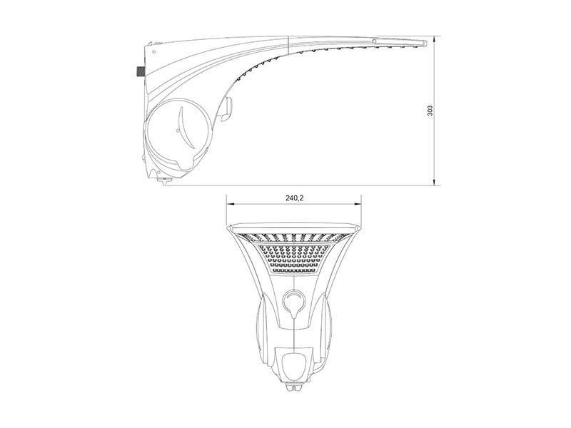 Imagem de Ducha Lorenzetti Duo Shower Multi Quadra 220v 6800w